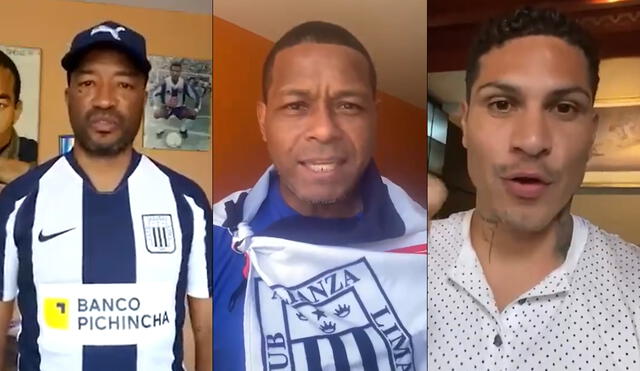 Waldir Sáenz, Juan Jayo y Paolo Guerrero son algunos de los que aparecen en el video de Alianza Lima. Foto: captura de Twitter