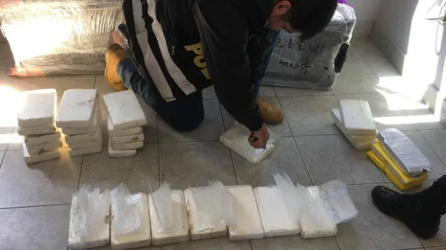 Decomisan 30 kilos de cocaína que fueron trasladados de Lima a Tacna