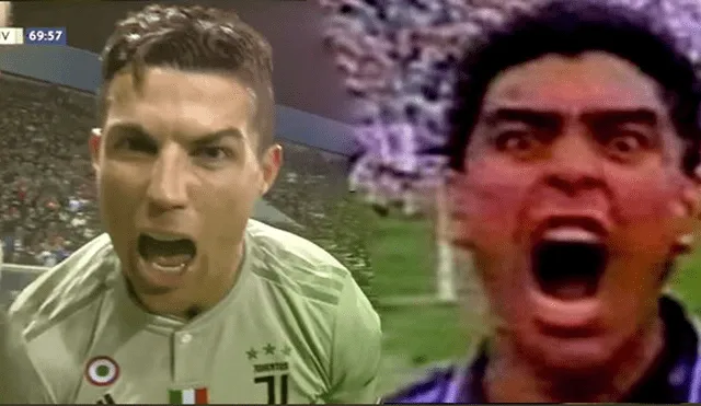 Cristiano Ronaldo y su celebración a lo Dybala y Maradona en triunfo de Juventus [VIDEO]