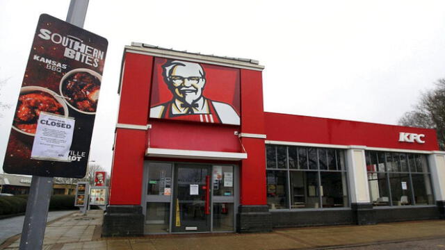 Reino Unido: KFC cerró más de 700 restaurantes por falta de pollo