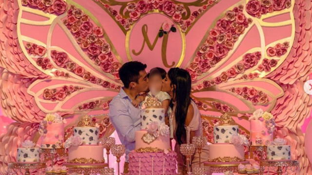Melissa Paredes y Rodrigo Cuba celebraron el primer año de su hija con costosa fiesta