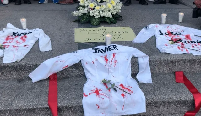 Estudiantes de Medicina protestan por asesinato de sus compañeros en Puebla [FOTOS y VIDEO]