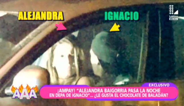 Alejandra Baigorria se habría metido en relación de Ignacio Baladán y joven y estas imágenes lo comprobarían | VIDEOS
