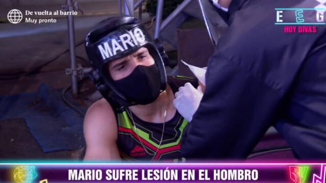 Mario Irivarren se disloca el hombro en Esto es guerra. | FOTO: Captura América TV.