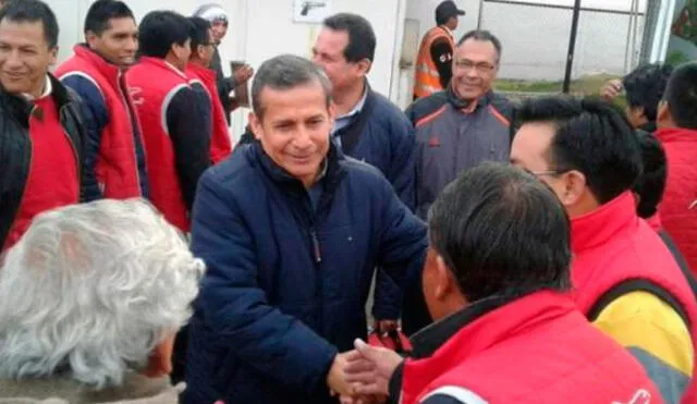 Ollanta Humala realiza gira política en la sierra central