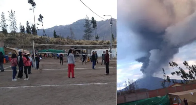 Fuerte explosión del volcán Ubinas causa alerta en Moquegua