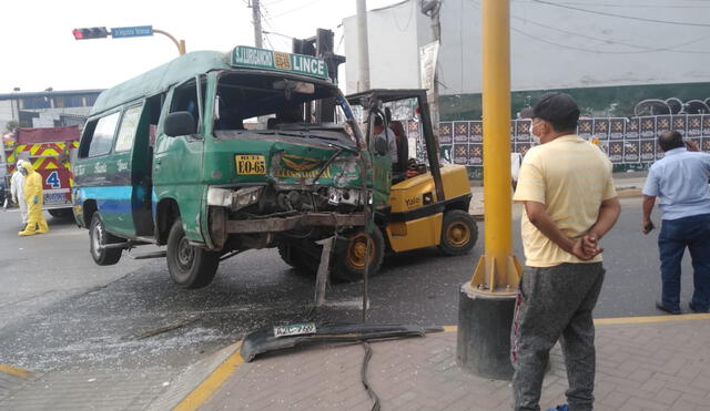 Fiscalizador de la Municipalidad de La Victoria resultó herido tras accidente. Foto: Chris Villalobos / URPI-GLR