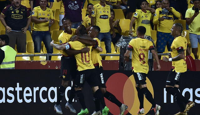 Barcelona SC superó a Progreso y ahora se medirá contra Sporting Cristal. Foto: AFP.