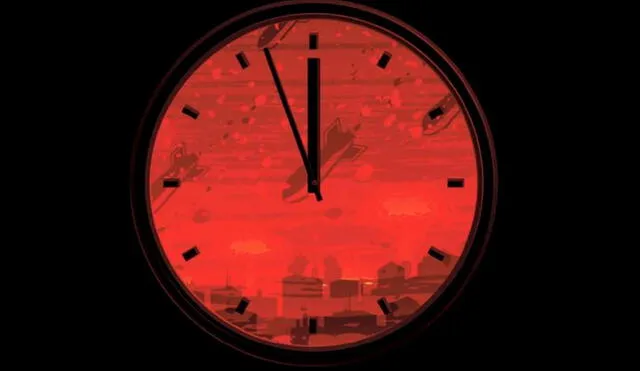 El Reloj del Apocalipsis es ajustado por un grupo de prestigiosos científicos para simbolizar qué tan cerca estamos de nuestra destrucción. Imagen referencial.
