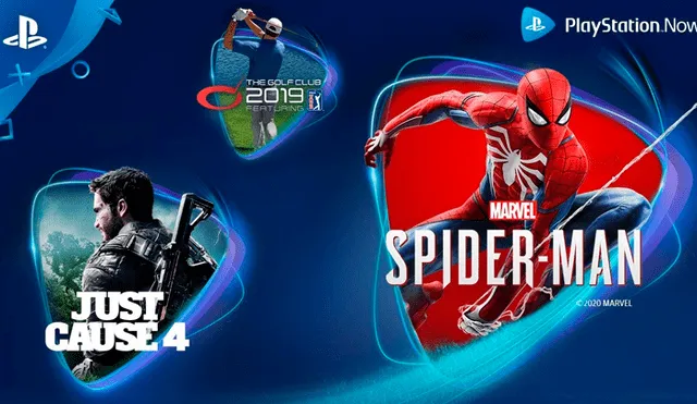 Servicio de streaming de Sony, PlayStation Now, trae Marvel's Spider-Man, Just Cause 4 y The Golf Club 2019 como juegos gratis para el mes de abril.