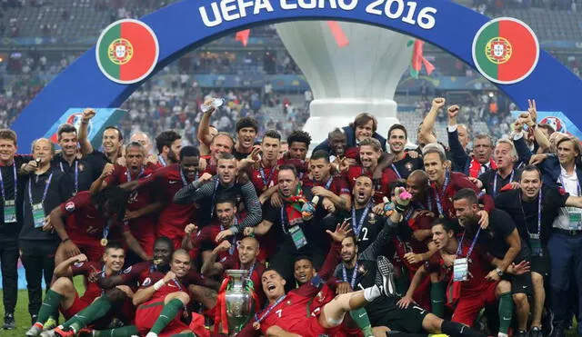 Portugal defenderá su corona ante dos de los favoritos en esta edición. Foto: AFP.