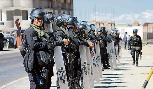 Dos mil policías brindarán seguridad en elecciones de Puno