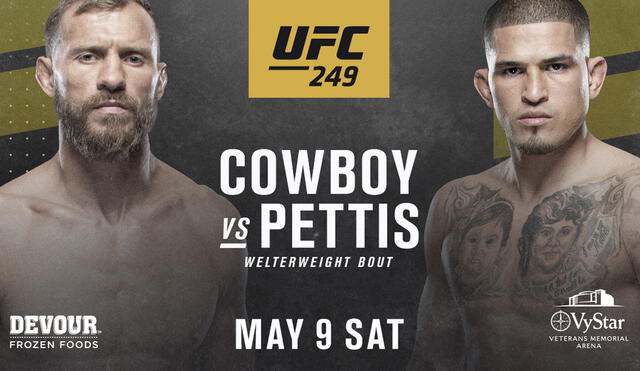 Donald Cerrone vs. Anthony Pettis en UFC 249. Foto: UFC