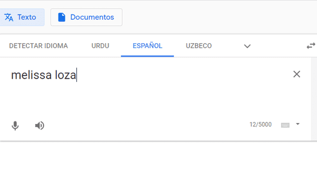 Google Translate: traductor arroja sorprendente resultado tras colocar nombre de Melissa Loza [FOTOS]