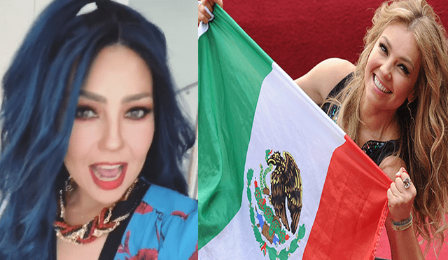 El sufrimiento de Thalía por partido de México vs Brasil [VIDEO]