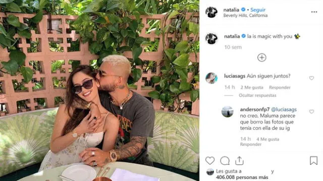 Natalia Barulich confirma que ya no ama a Maluma con fotos sensuales 