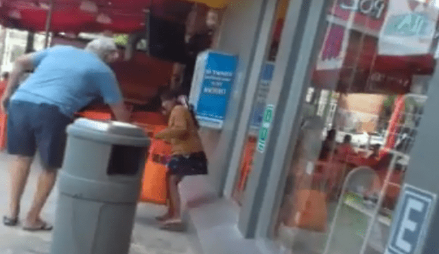 Facebook: turista rocía ácido muriático para botar a niña [VIDEO]