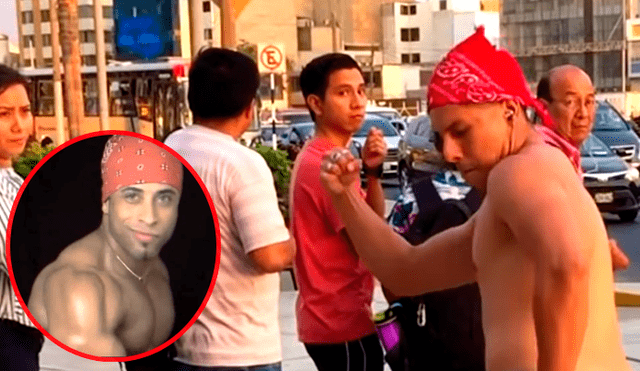 YouTube viral: peruano imita a Ricardo Milos y sale a bailar semidesnudo en calles de Lima [VIDEO]
