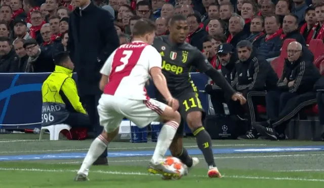 Juventus vs Ajax: mira la jugada de lujo que realizó Douglas Costa que generó aplausos [VIDEO]