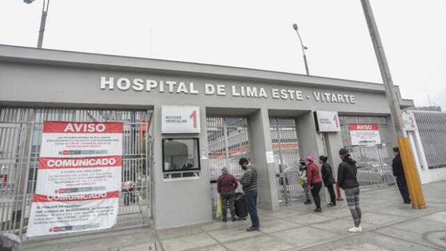 Actualmente, el hospital de Ate tiene la capacidad de atender a 400 pacientes. (Foto: Aldair Mejía / La República)