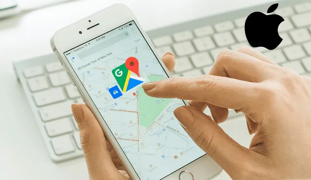 Apple lanza nuevo mapa para sus usuarios y para competir con Google Maps [FOTO]