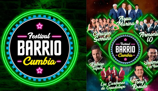 Reconocidas orquestas se juntan para el primer Festival “Barrio Cumbia”