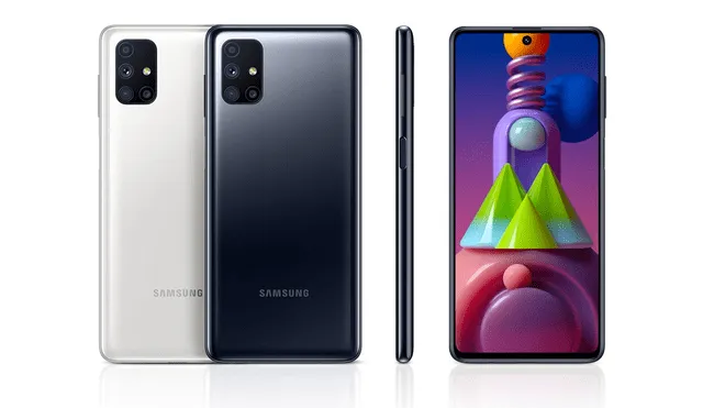 Diseño del Galaxy M51. | Foto: Samsung