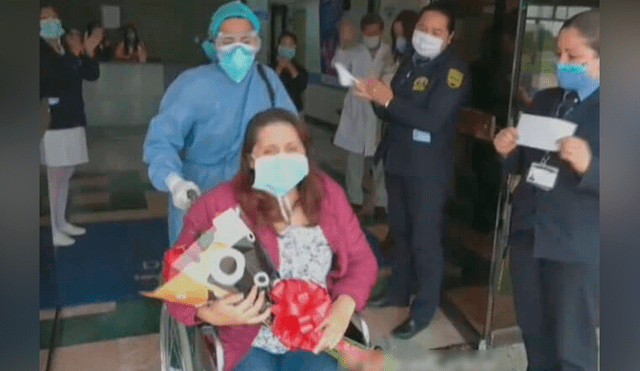 Cuando venció el coronavirus, Nancy decidió volver a trabajar. (Foto: Captura)