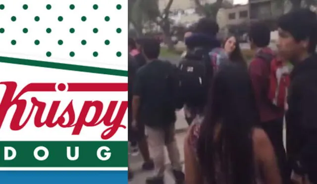 Twitter: Largas colas por inauguración de local de “Krispy Kreme” en Miraflores
