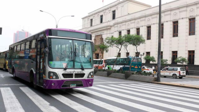 Implementarán un carril exclusivo en San Juan de Lurigancho para la circulación del corredor morada. Créditos: Difusión.