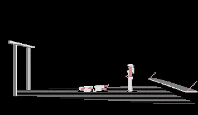 Desliza para ver los finales de Karateka, uno de los videojuegos más populares de la NES. Foto: Captura.