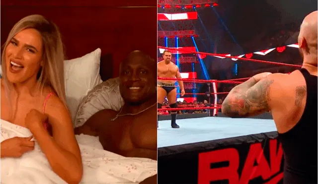 Lana apareció en la cama con Bobby Lashley y Rusev no pudo contener su ira. | Foto: WWE