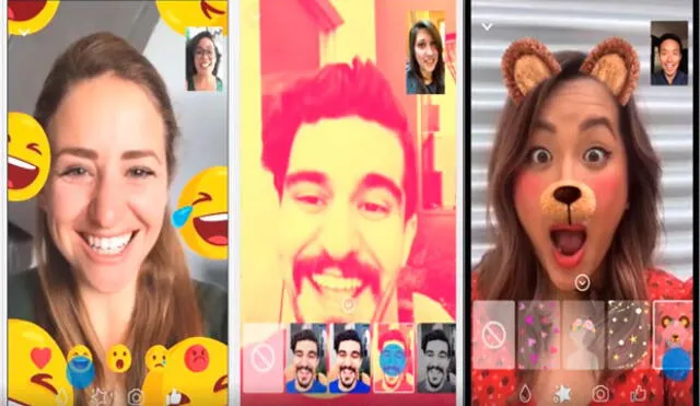 Facebook Messenger añade filtros animados en sus videollamadas