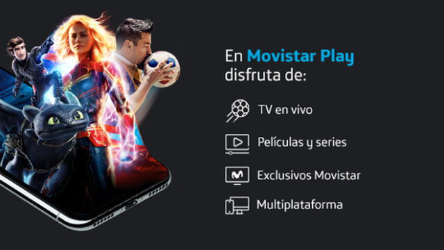Movistar Play es la app de streaming del servicio de TV por cable que ofrece series y películas gratuitas.