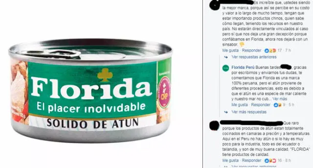 Críticas en Facebook a Florida tras alerta sanitaria en conservas de caballa 