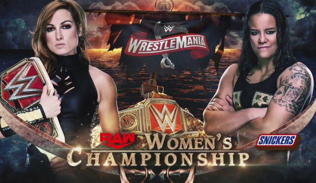 Becky Lynch chocará con Shayna Baszler en WWE Wrestlemania 36. Foto: WWE