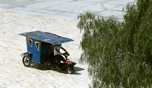 En San Marcos crean una mototaxi solar y esperan recursos para masificarla