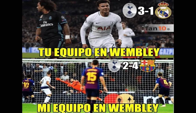 Los memes que dejó el  triunfo del Barcelona sobre Tottenham por Champions League [FOTOS]