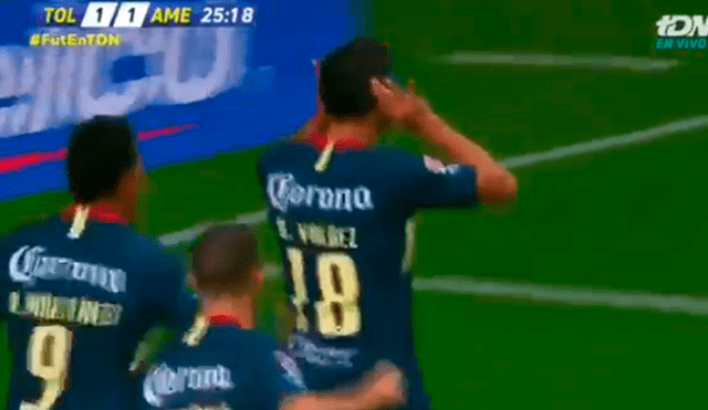 América vs Toluca: Valdez anotó el 2-1 con soberbio cabezazo [VIDEO]