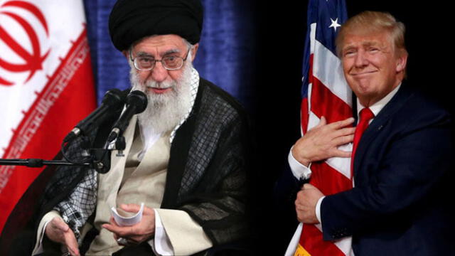 Ali Jamenei y Donald Trump