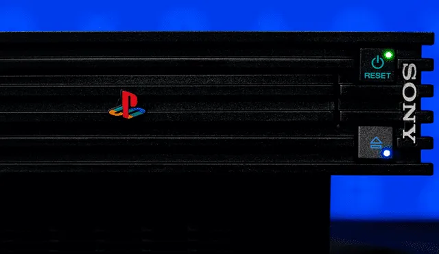 Logo clásico de PlayStation en PS2.