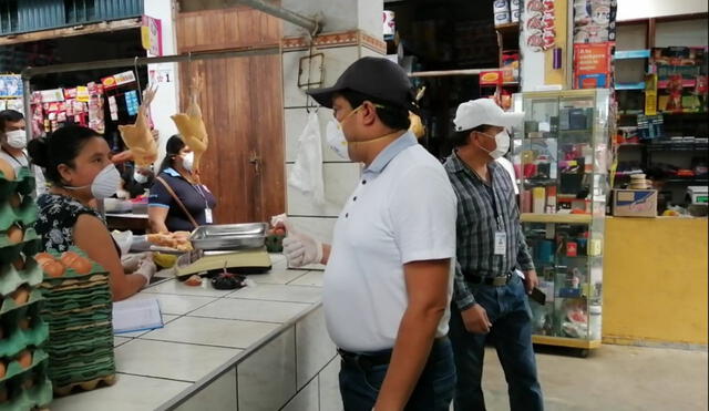 Intensifican medidas de seguridad y salud en mercados de Victor Larco Herrera en Trujillo ante coronavirus