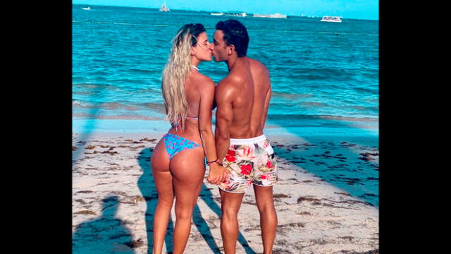 Said Palao enciende Instagram con los ‘bikinazos’ de su novia Macarena Vélez