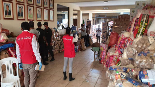 Contraloría supervisa entrega de canasta de víveres en 38 municipios de Lima y Callao