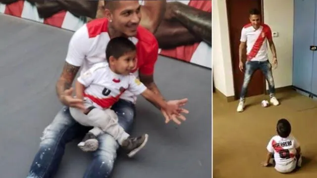 Paolo Guerrero conmueve con tierno gesto con niño de la Teletón 2018 [VIDEO]