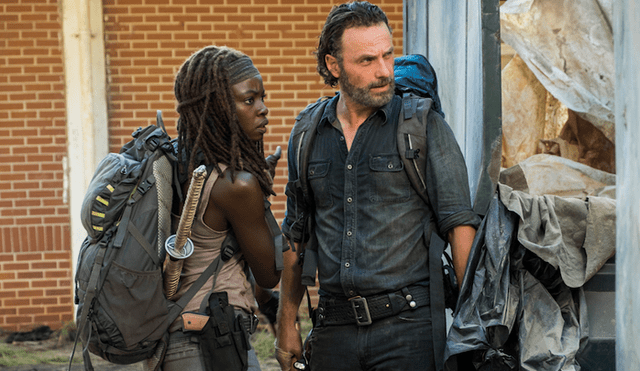 The Walking Dead: Rick, Michonne y Judith en conmovedora imagen de la temporada 9