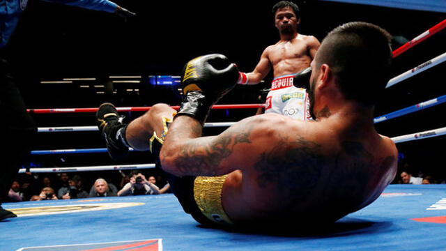 Manny Pacquiao derrota a Matthysse y es nuevo campeón peso welter