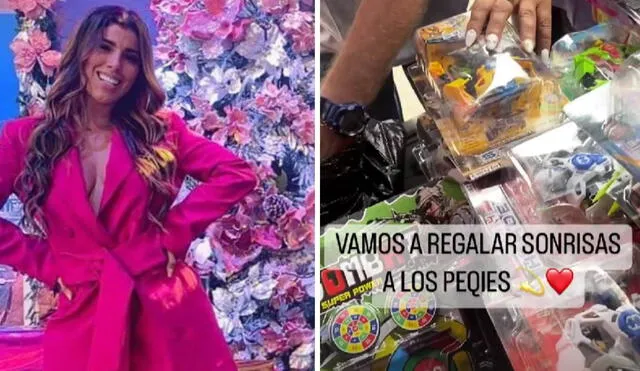 Yahaira Plasencia llevó alegría a muchos niños de la calle. Foto: Yahaira Plasencia/Instagram