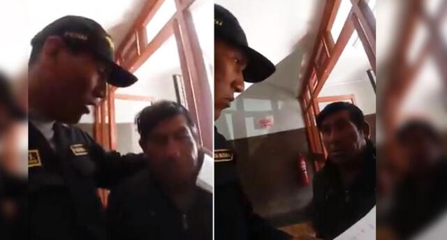 Facebook: policía reza y da enseñanza en quechua a detenido [VIDEO]