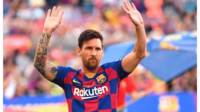 Messi - selfie - niño - partido contra Levante